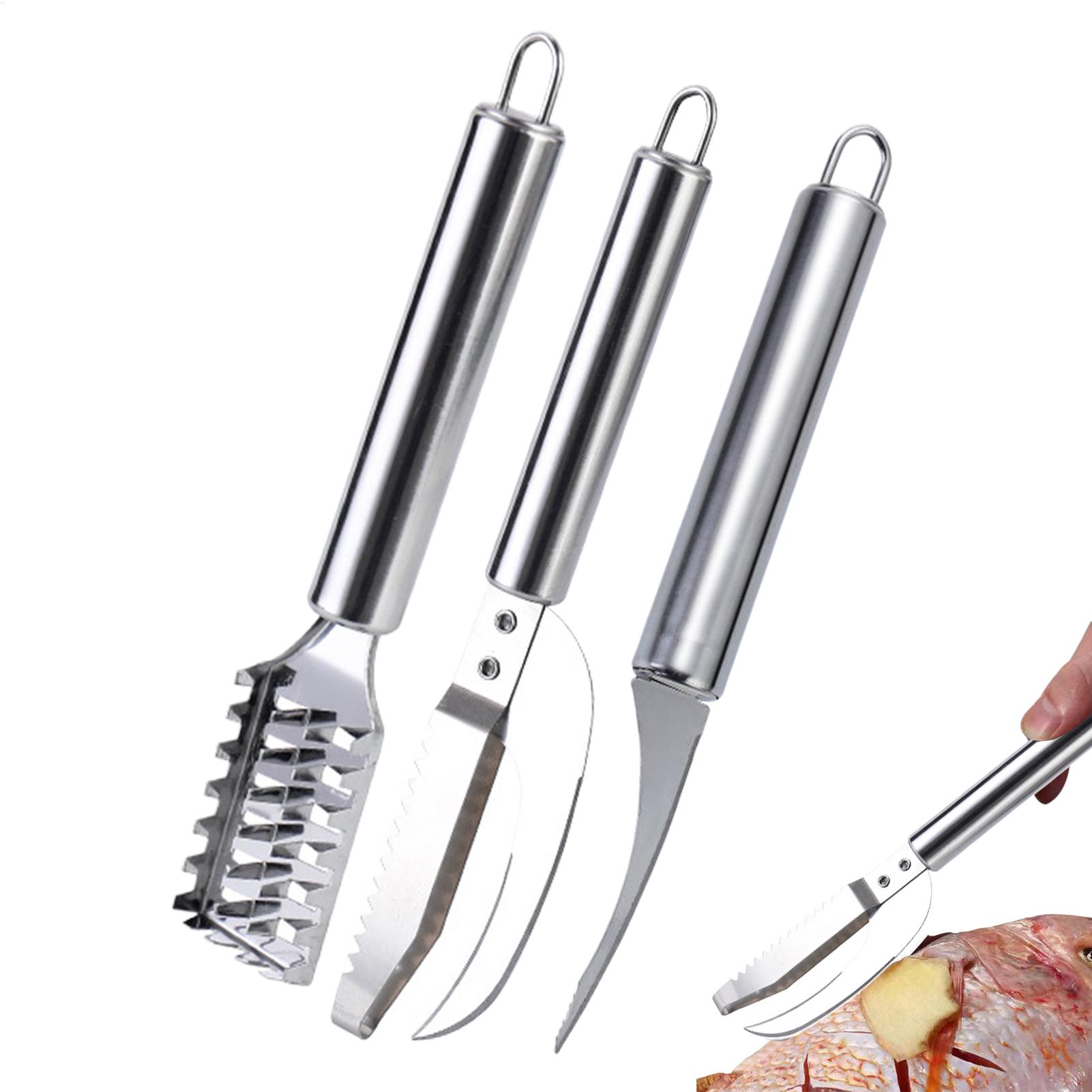 Kitchen Gadget Amazon - Couteau à écailler le poisson, brosse