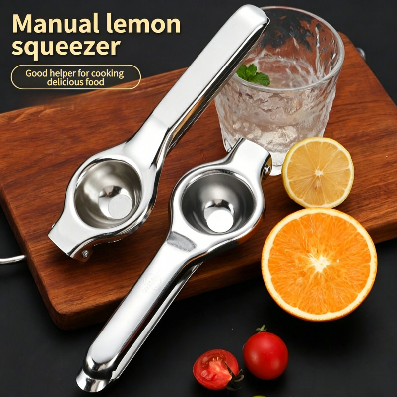 Citrus Lemon Squeezer - Presse-citron manuel en acier inoxydable, presse-agrumes