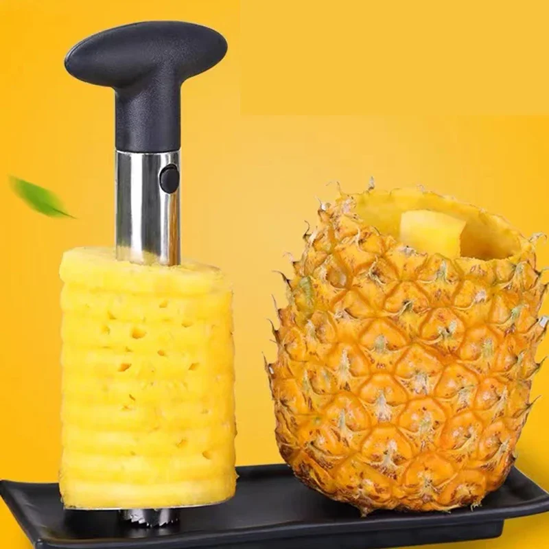 Kitchen Gadget Amazon - Éplucheur et coupe-ananas en acier inoxydable