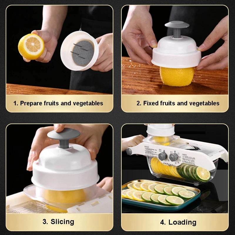 Trancheur de citron multifonct - Household Kitchen Gadgets Vegetable Cutter Silk Cutter avis et prix