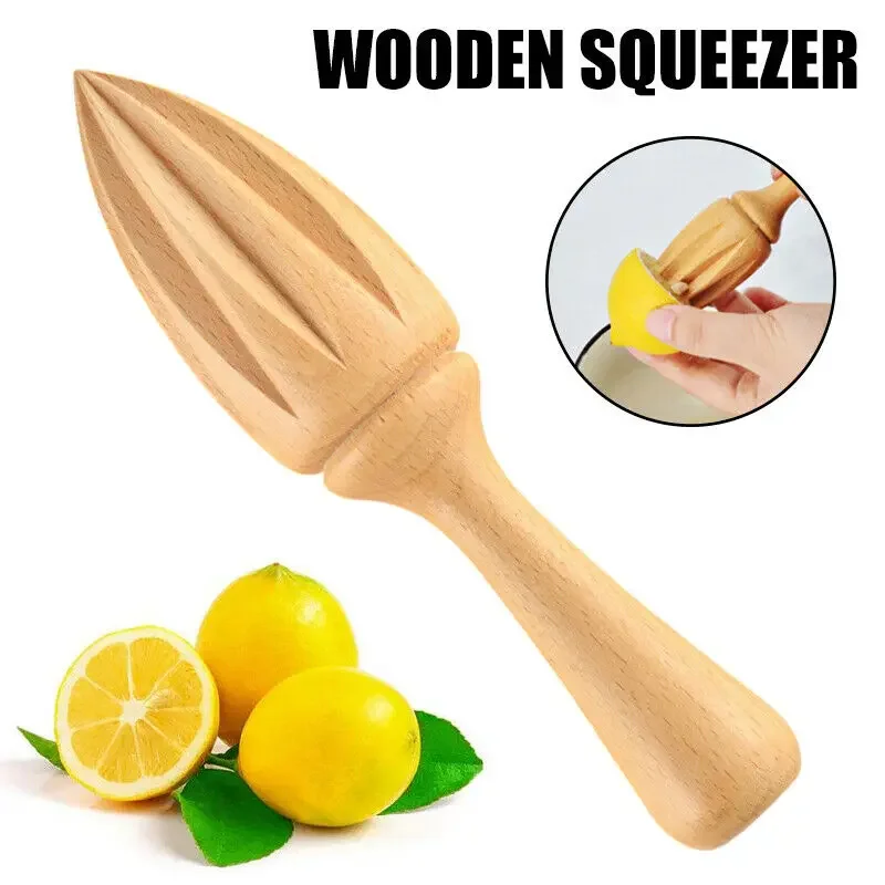Presse-citron en bois en forme - Citrus Lemon Squeezer avis et prix