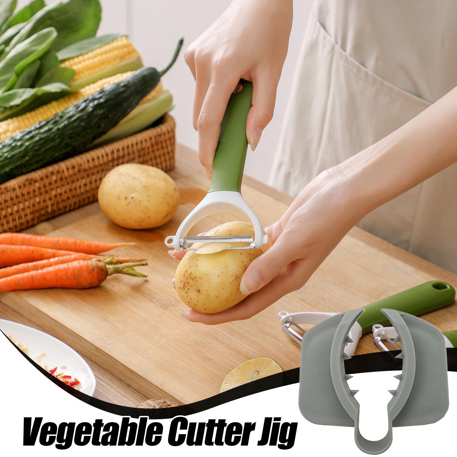 Protège-doigts antidérapant po - Household Kitchen Gadgets Vegetable Cutter Silk Cutter avis et prix