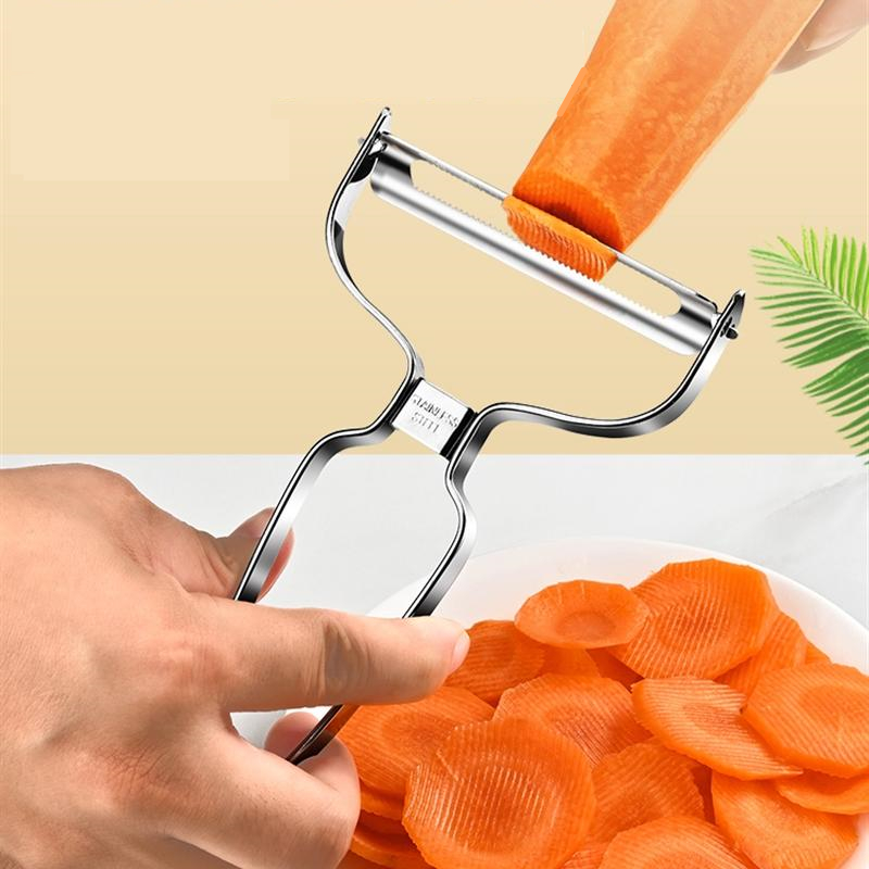Râpes à chou en acier inoxydab - Household Kitchen Gadgets Vegetable Cutter Silk Cutter avis et prix