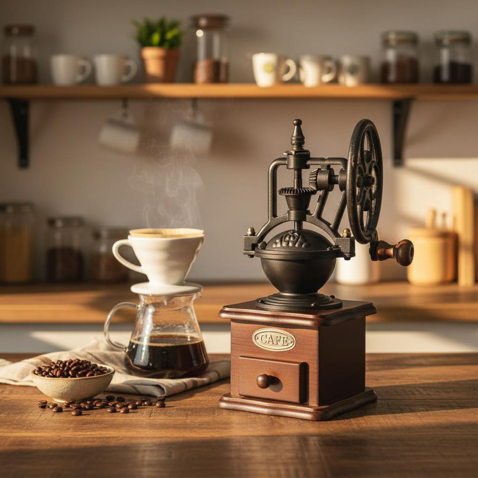 Moulin à café manuel à manivel - Kitchen Gadgets Vintage avis et prix