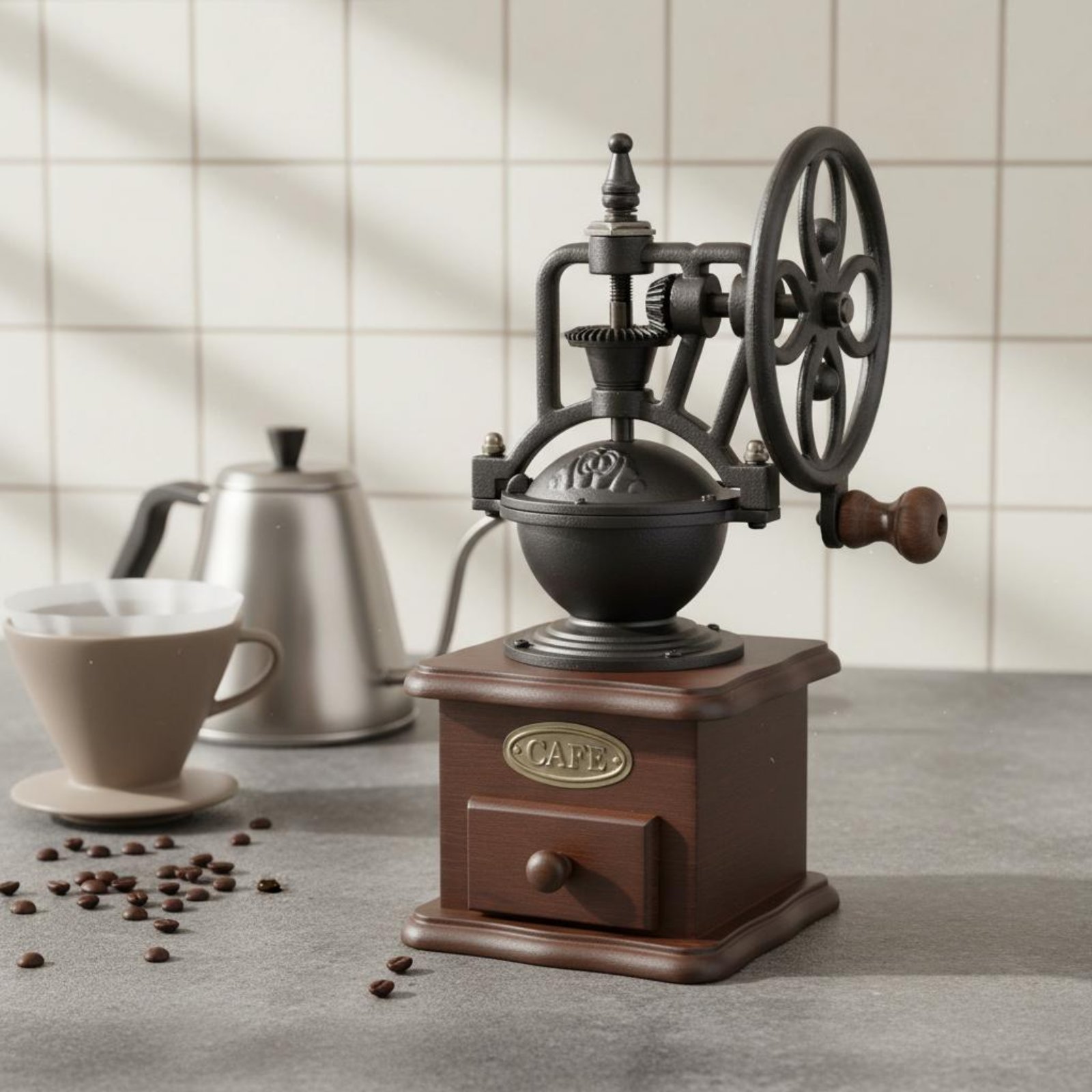 Moulin à café manuel à manivel - Kitchen Gadgets Vintage avis et prix