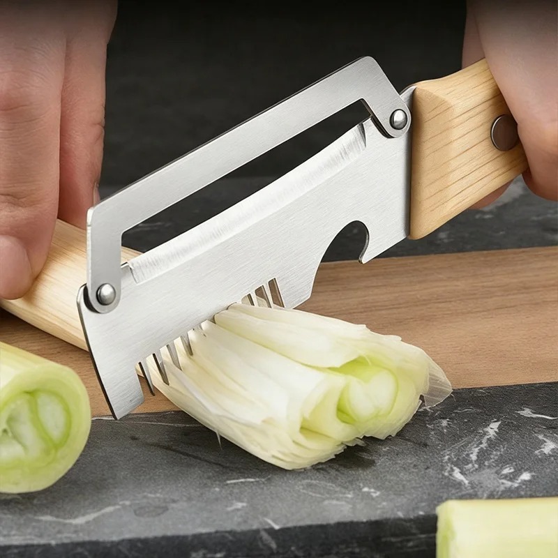 Éplucheur multifonctionnel en  - Household Kitchen Gadgets Vegetable Cutter Silk Cutter avis et prix