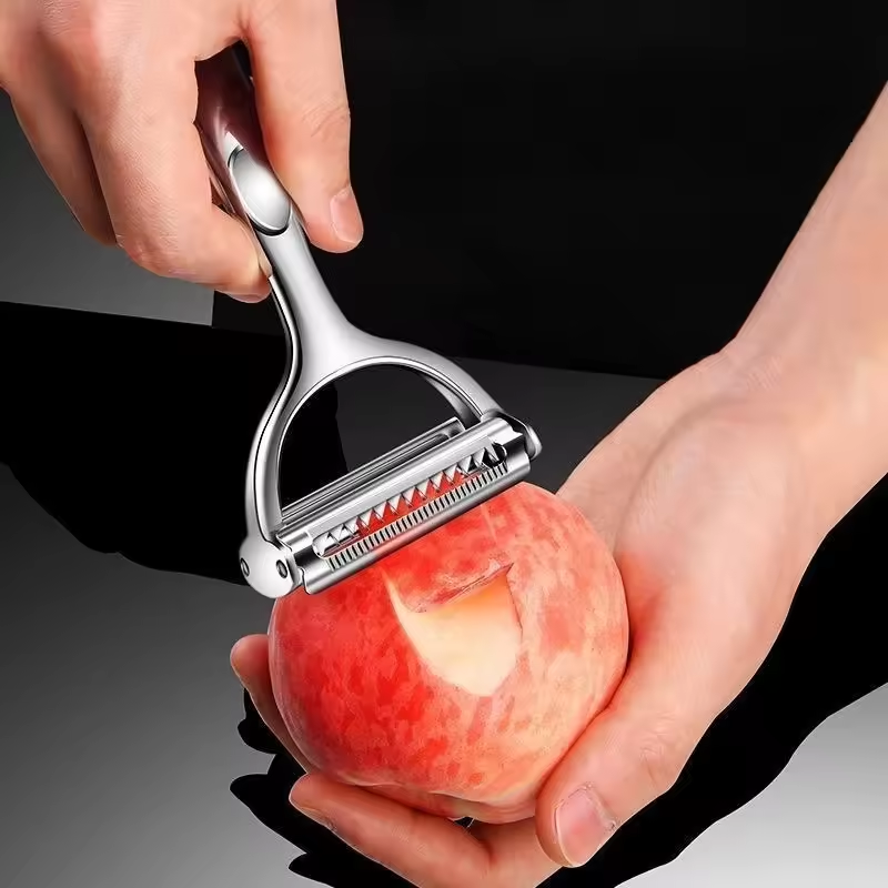 Éplucheur de légumes en acier  - Household Kitchen Gadgets Vegetable Cutter Silk Cutter avis et prix