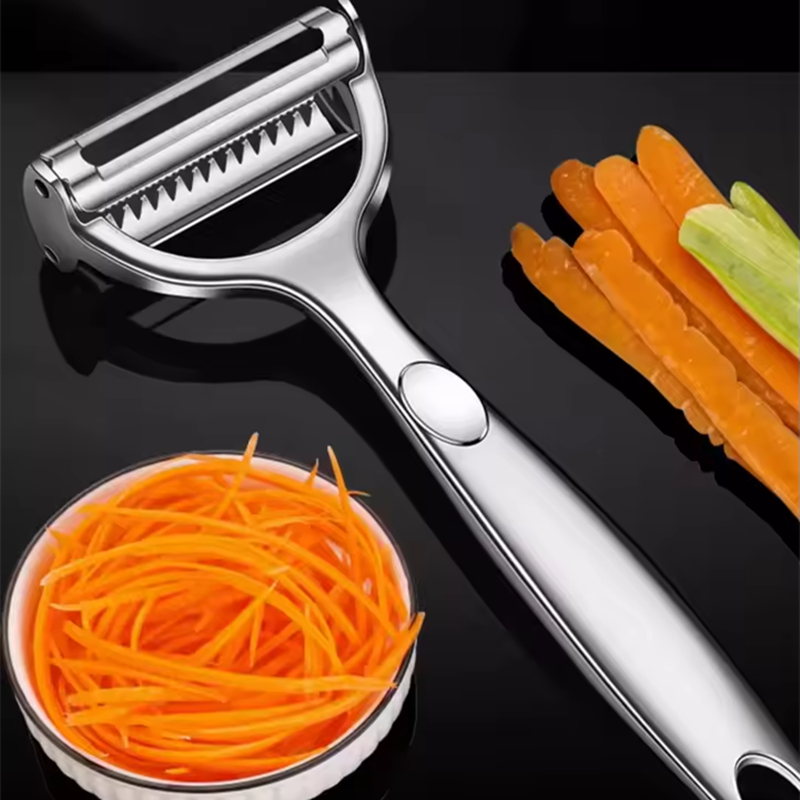 Éplucheur de légumes en acier  - Household Kitchen Gadgets Vegetable Cutter Silk Cutter avis et prix