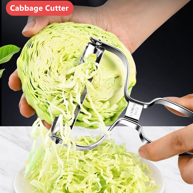 Râpe à chou en acier inoxydabl - Household Kitchen Gadgets Vegetable Cutter Silk Cutter avis et prix