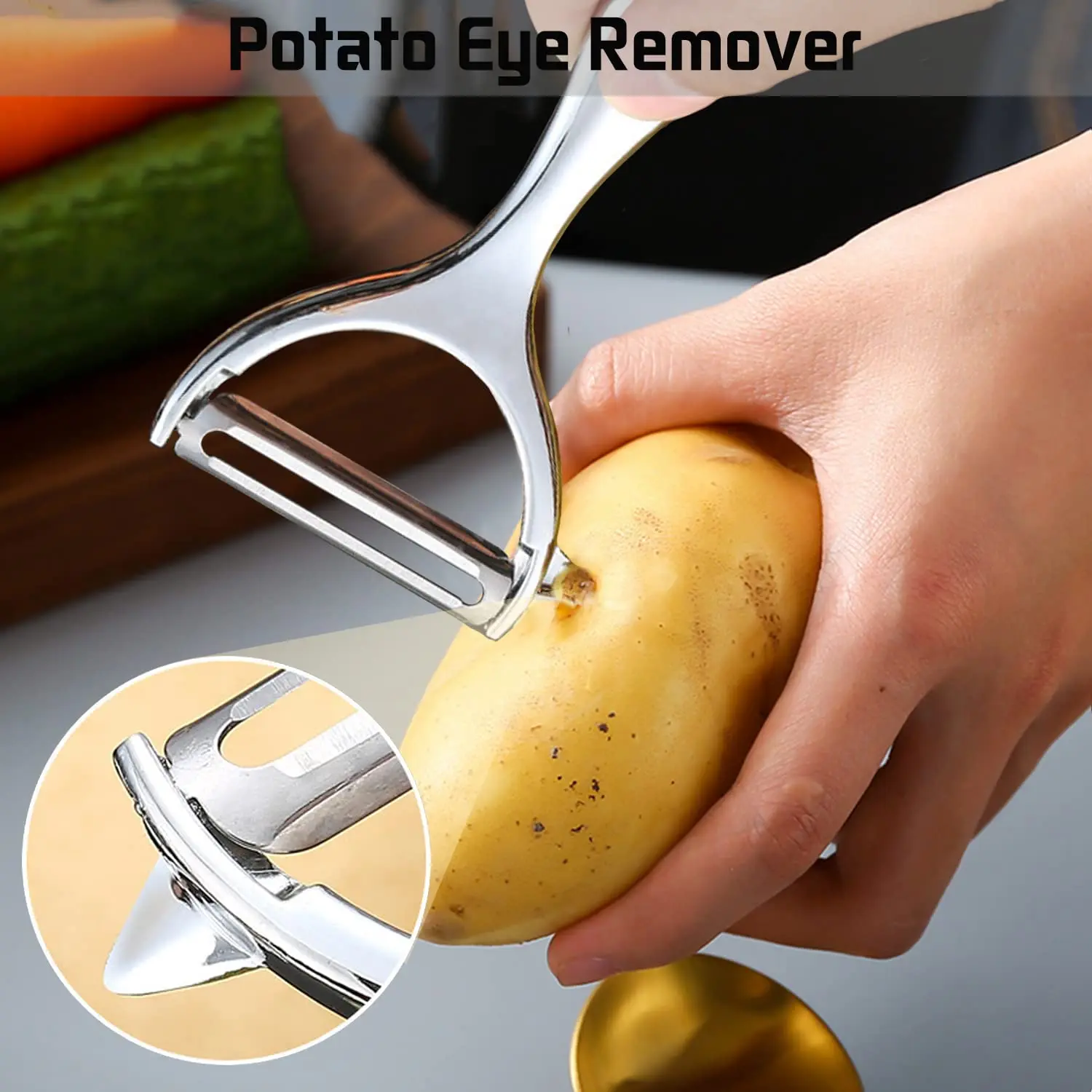 Éplucheur de légumes en acier  - Household Kitchen Gadgets Vegetable Cutter Silk Cutter avis et prix
