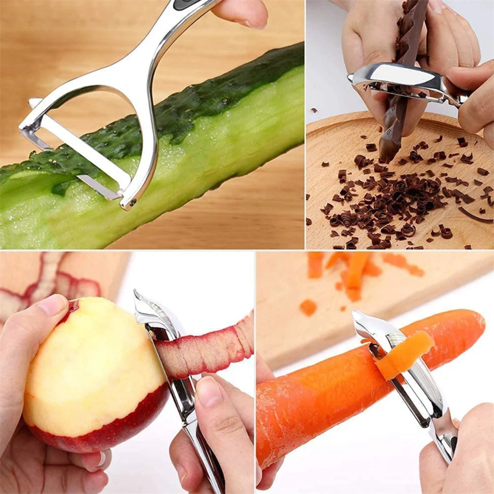 Éplucheur de légumes en acier  - Household Kitchen Gadgets Vegetable Cutter Silk Cutter avis et prix