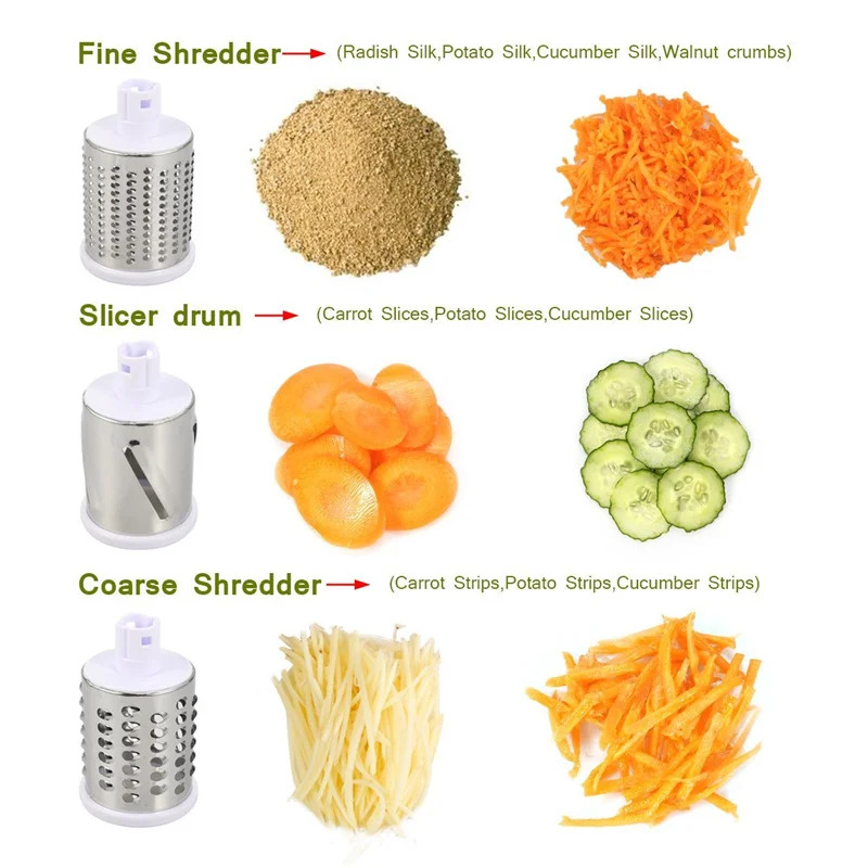 Râpe à fromage rotative manuel - Household Kitchen Gadgets Vegetable Cutter Silk Cutter avis et prix