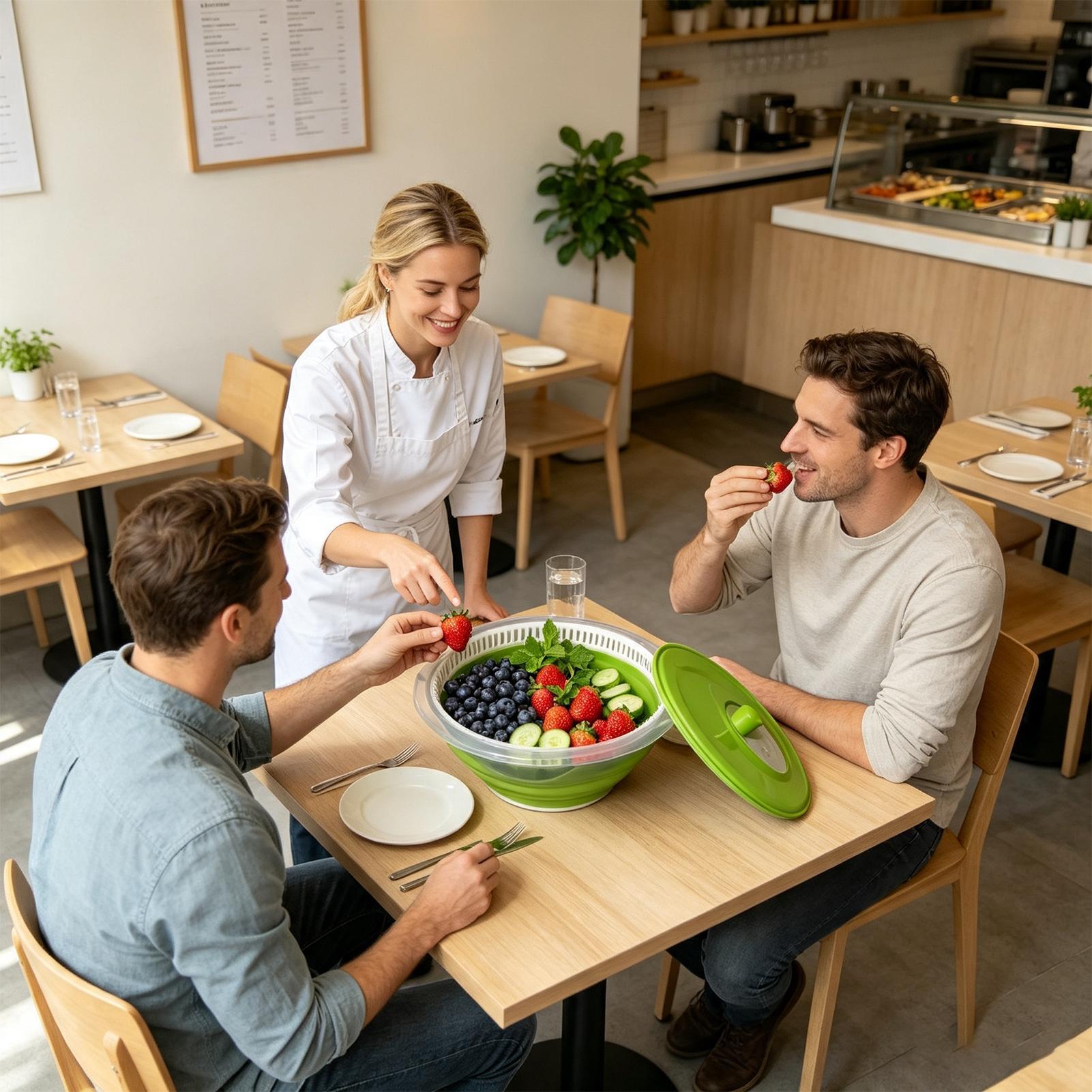 Essoreuse à salade portable pl - Salad Spinner avis et prix
