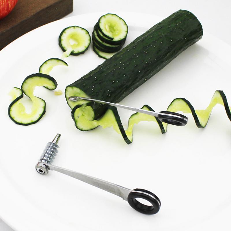Lame de trancheuse en spirale, - Household Kitchen Gadgets Vegetable Cutter Silk Cutter avis et prix