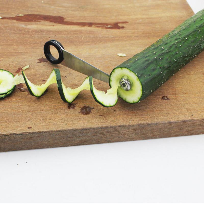 Lame de trancheuse en spirale, - Household Kitchen Gadgets Vegetable Cutter Silk Cutter avis et prix